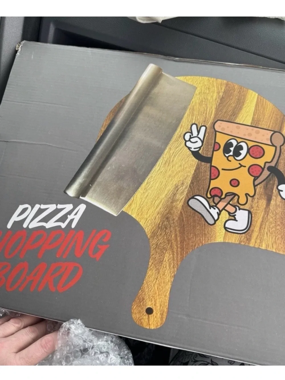 Stainless Steel Pizza Scraper with Silver Blade